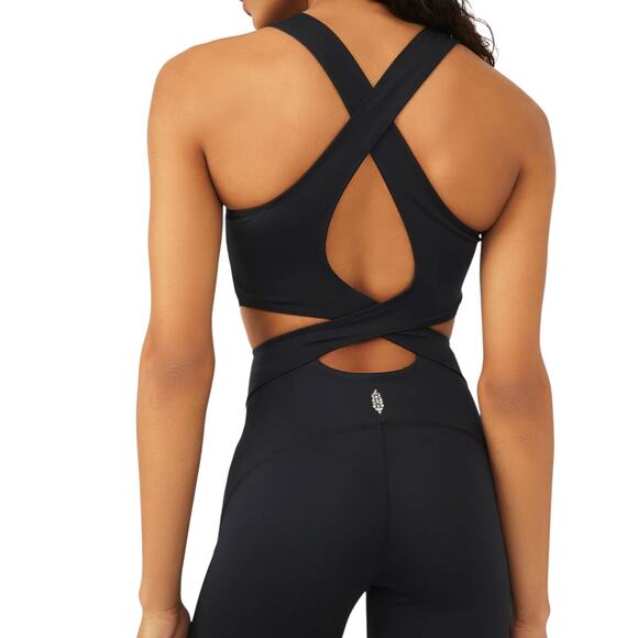 Free People Movement Back it Up Jumpsuit - Black - Medium - Picture 9 of 12